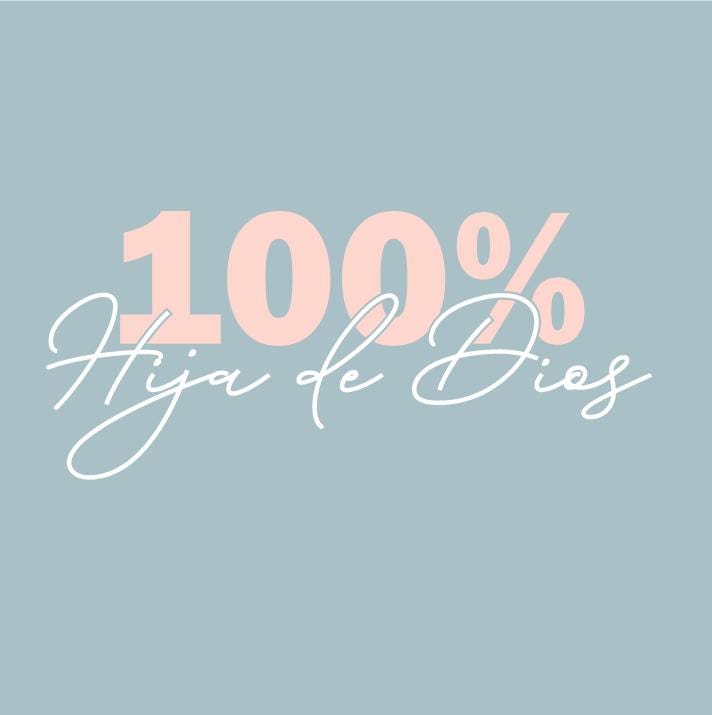 100% Hija de Dios Women's Crop Tee