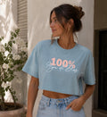 100% Hija de Dios Women's Crop Tee