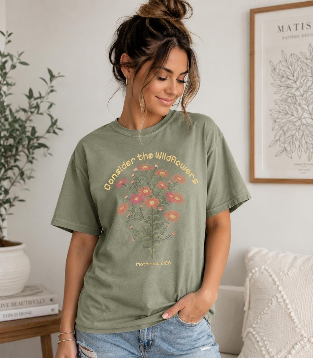 Consider the Wildflowers Floral Tee
