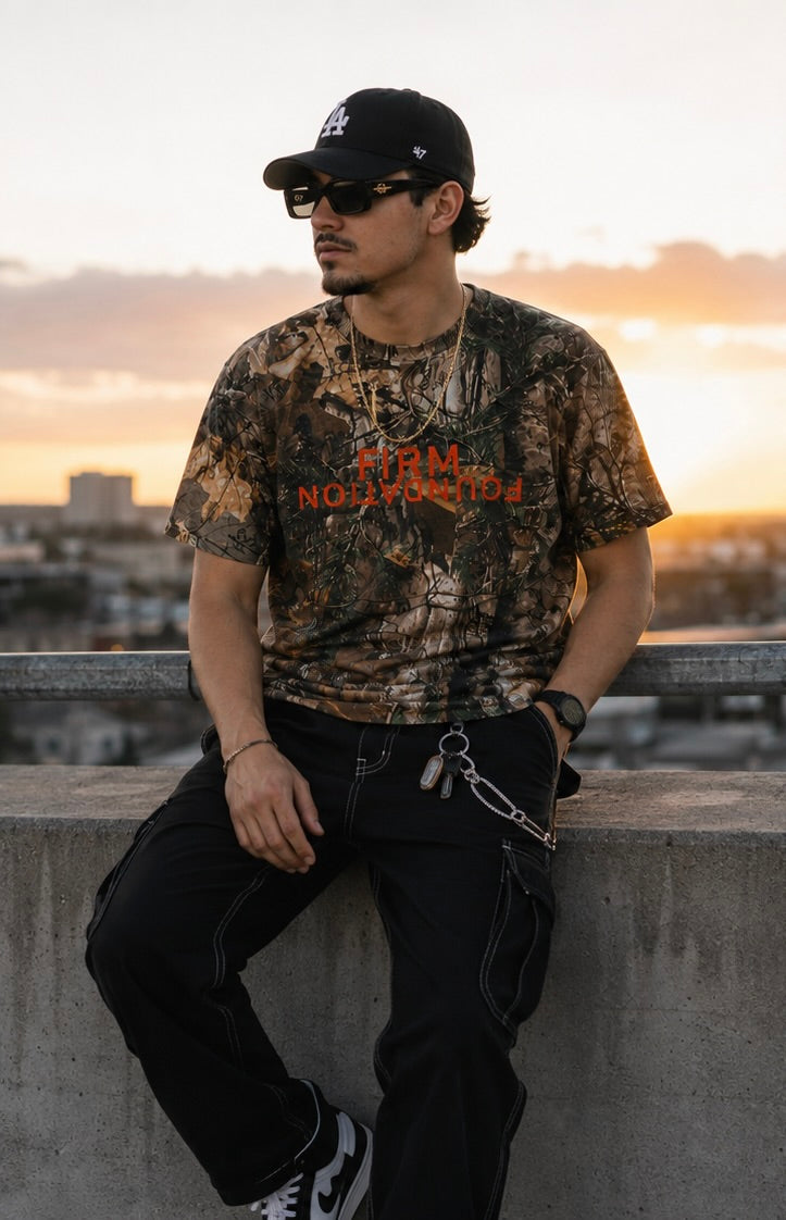 Firm Foundation Camo Tee