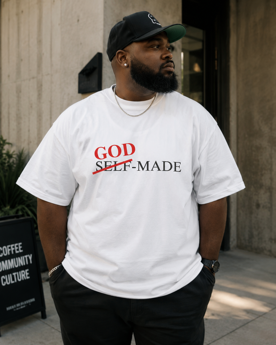 God Over Self-Made Christian Shirt