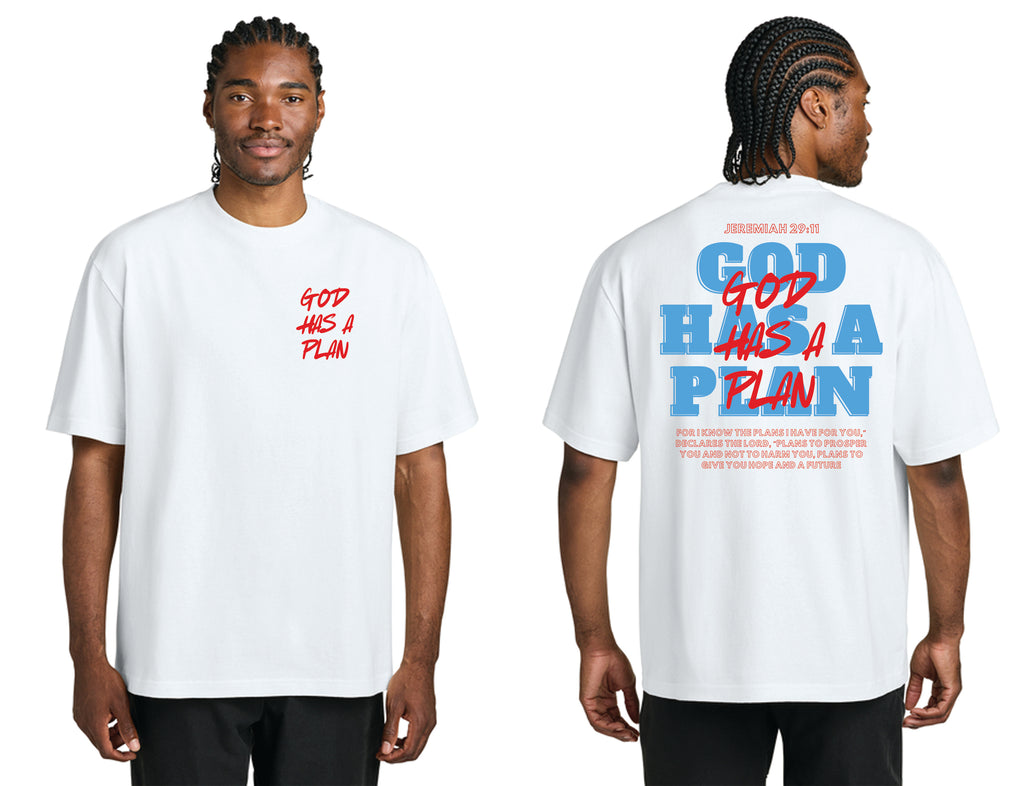 God Has a Plan Shirt Oversized Tee