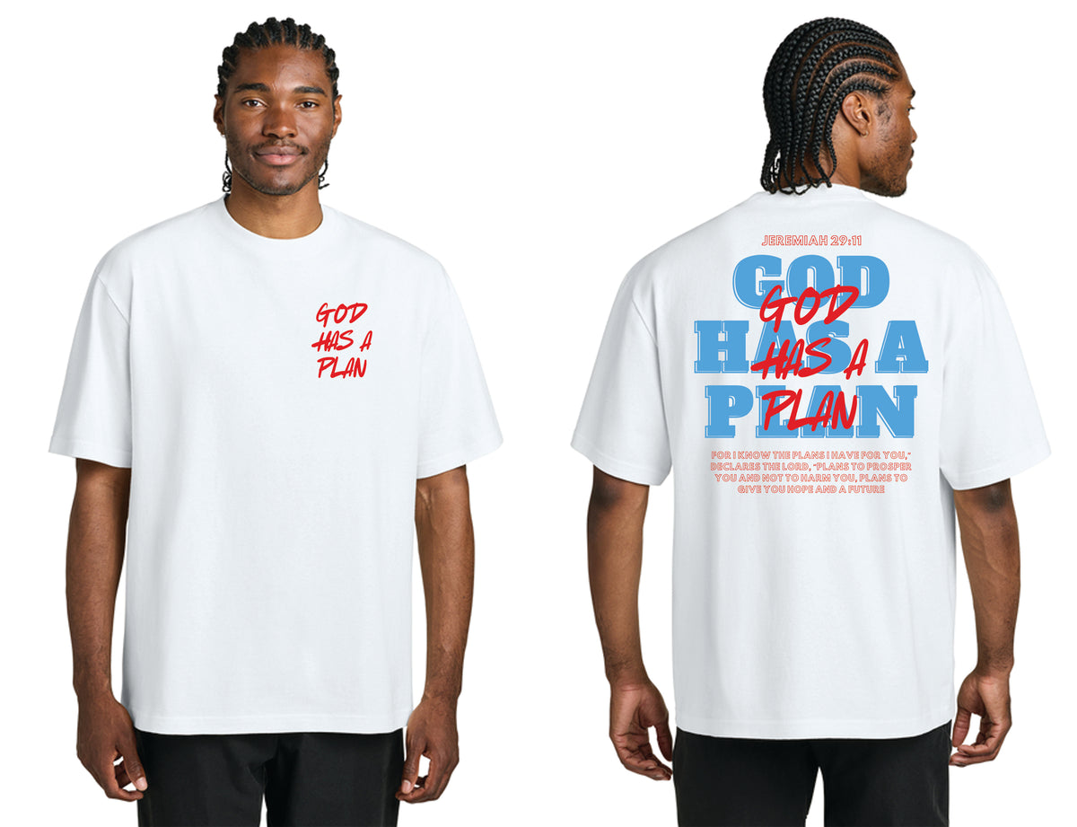 God Has a Plan Shirt Oversized Tee