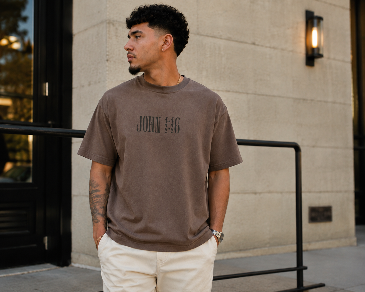 Grace Upon Grace - John 1:16 Christian Oversized Tee