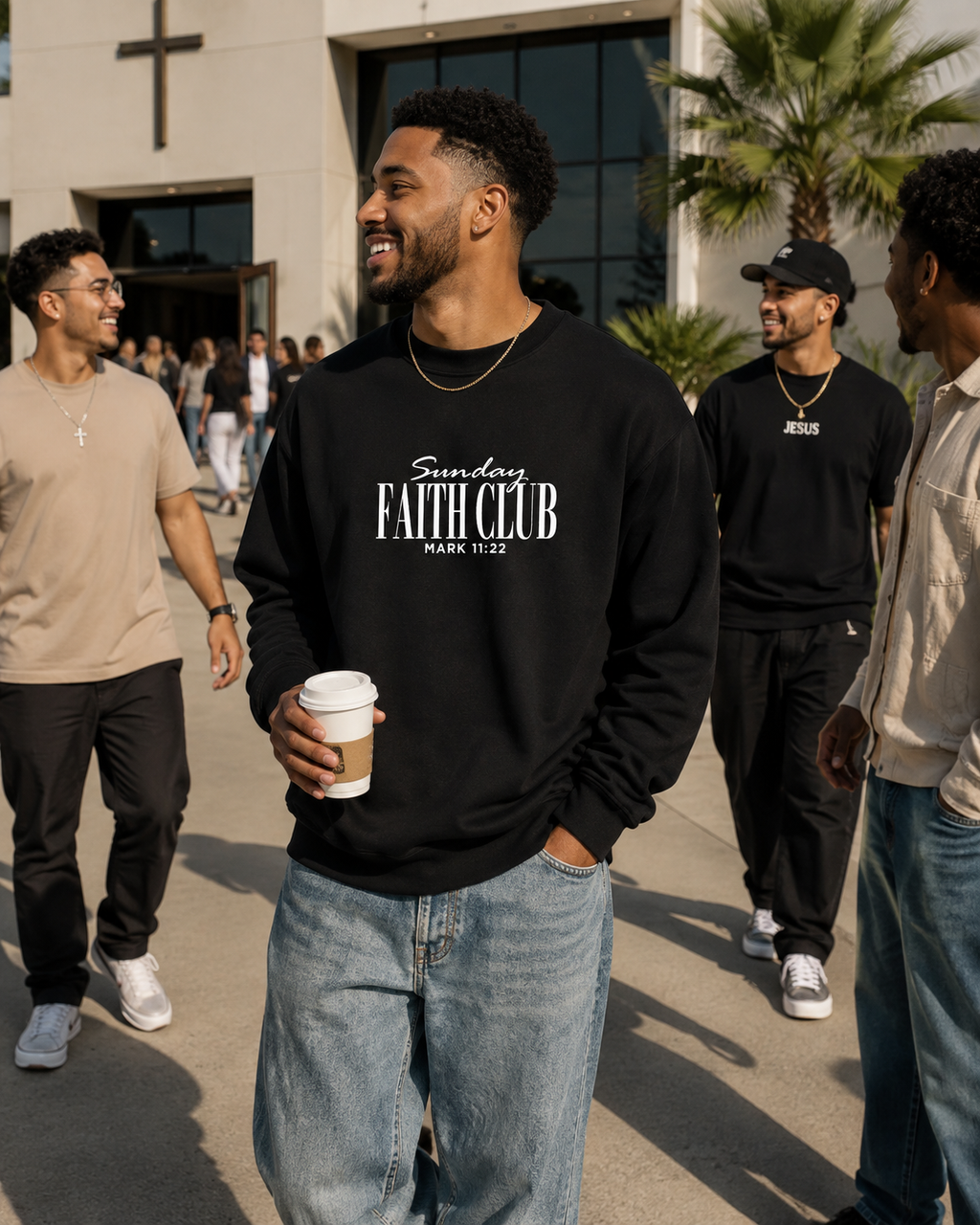 Sunday Faith Club Sweatshirt Crewneck
