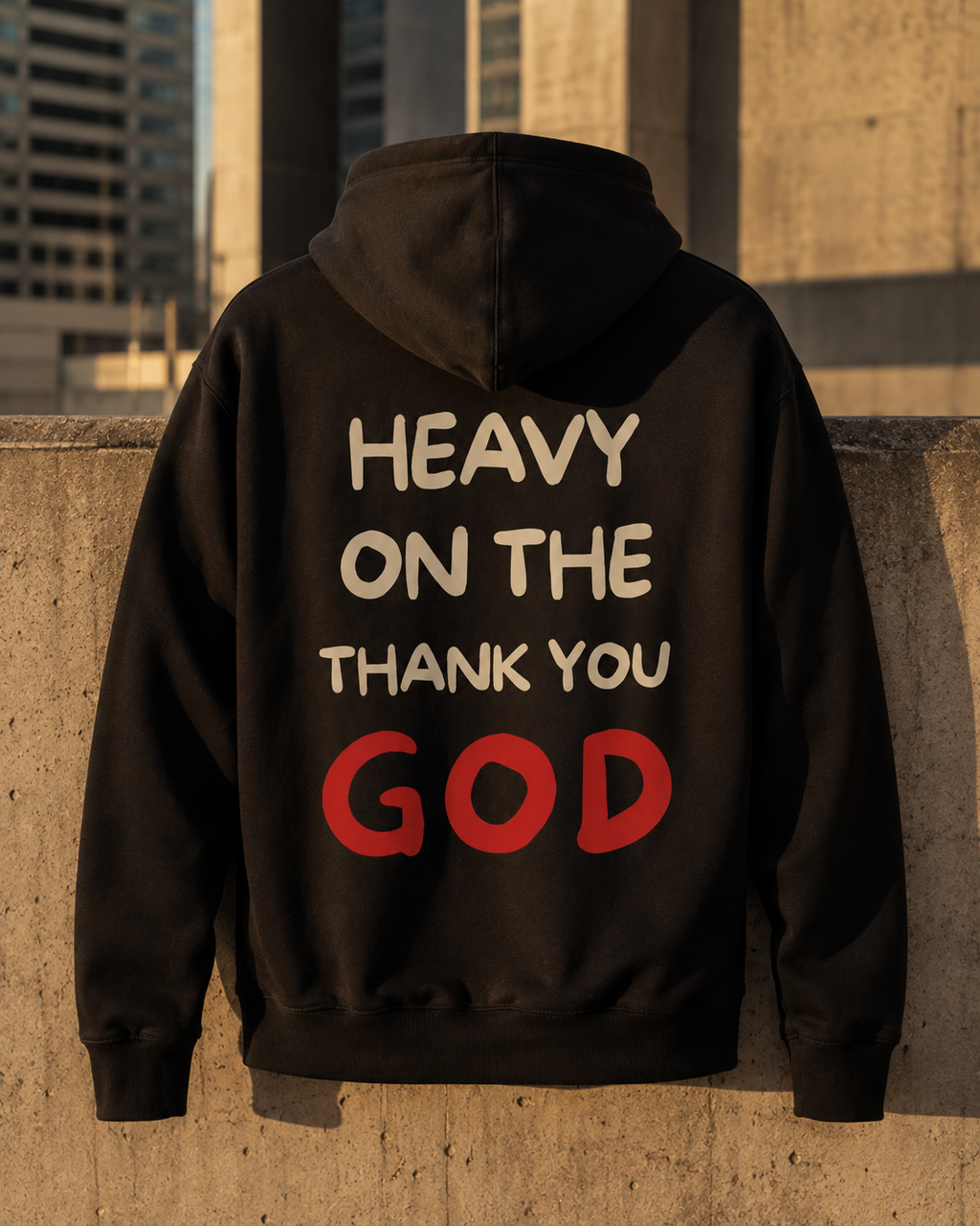 Thank You God | Christian Fleece Hoodie