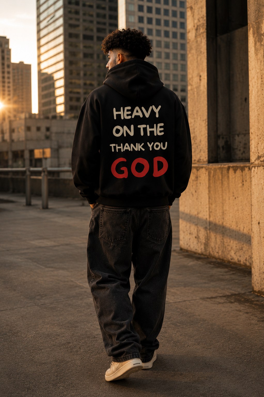 Thank You God | Christian Fleece Hoodie