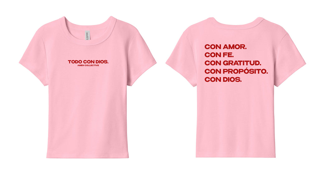 Todo Con Dios Baby Tee