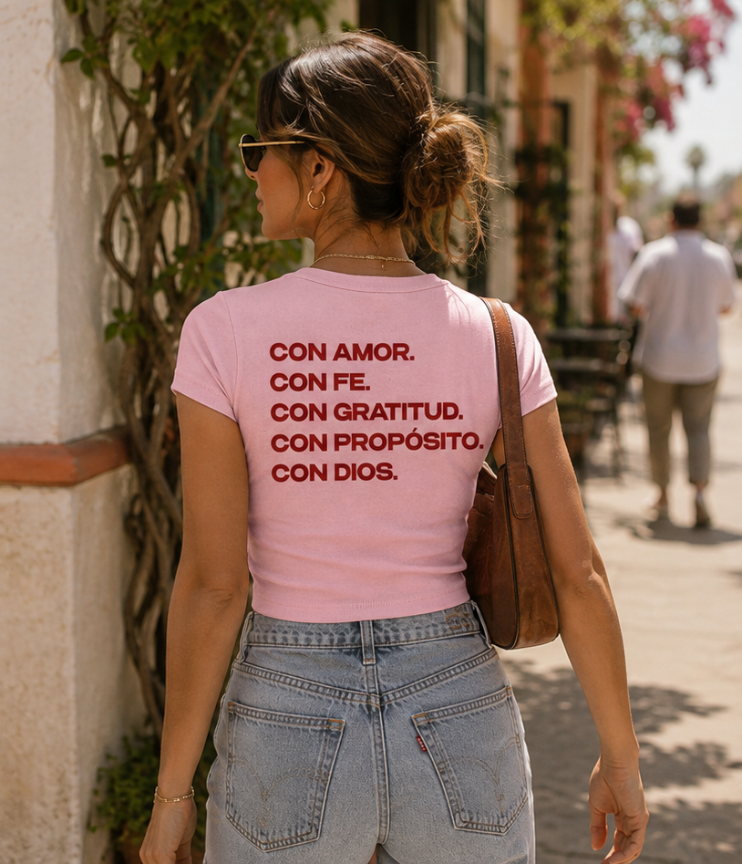 Todo Con Dios Baby Tee