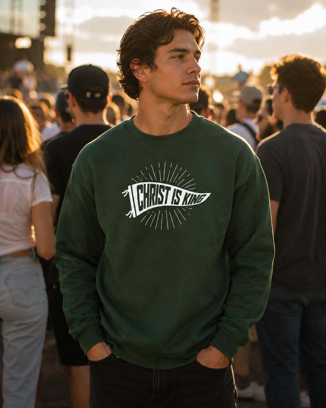 Christ Is King Crewneck