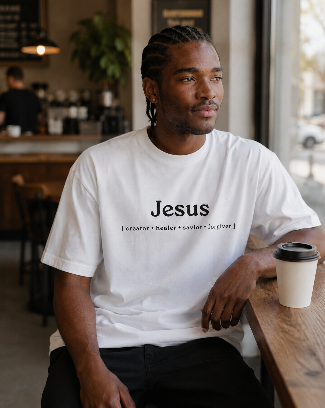 Jesus Creator Healer Savior Forgiver Oversized T-Shirt